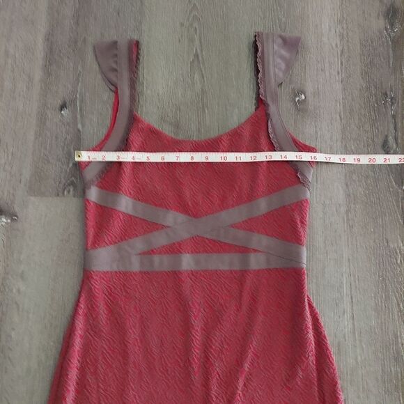 Womens Free People Cross My Heart Bodycon Dress Cutt Out Back Size Medium - Picture 11 of 12